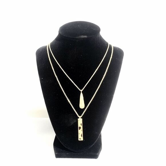 Lucky Brand Double Chain Gold Leopard Necklace - Picture 1 of 8